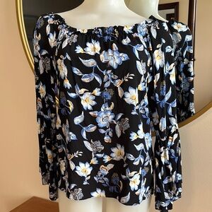 WHBM Floral Off-Shoulder Women's Top. Excellent condition. Sz S